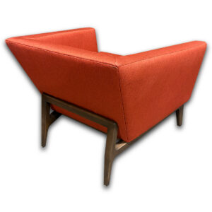 Gallery Used 36"W Sunset Orange Lounge Chair