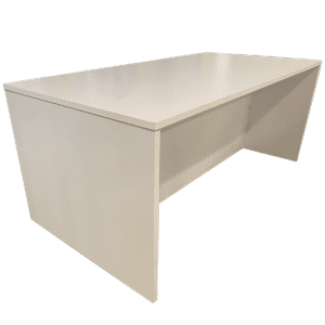 8' x 4' White Bar Height Collaborative Table
