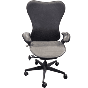 Herman Miller Mirra Chair W/ Black Mesh Back An Grey Mesh Seat