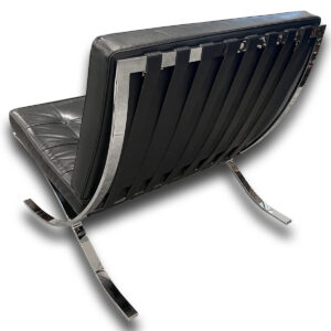 Gallery Used Gordon International Leather Barcelona Replica Lounge Chair