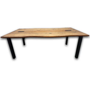 Gallery Used 10' Live Edge Standing Conference Table W/ Power