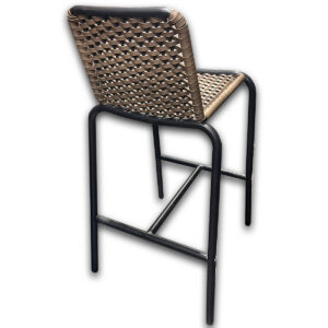 Gallery Used Brown Woven Bar Stool - Indoor/Outdoor