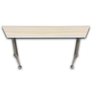 Gallery Used 77.5"W Trapezoid Training Table - Creme 