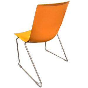 Gallery Used Orange Amadeus Leland Stacking Chair