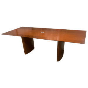96" W Cherry Conference Table W/ Center Grommet