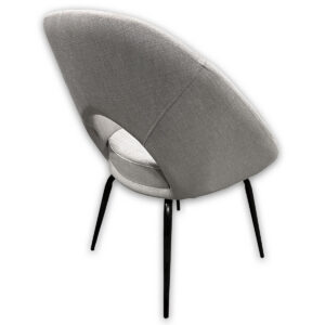 Gallery Used Grey Fabric Guest Chair - Black Legs