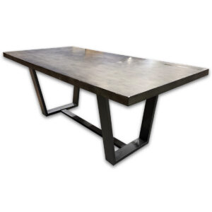 Used 78" W Faux Grey Conference Table W/ Metal Base Practical conference table built for meetings, team use, and daily office activity. The wide surface provides enough room for small group collaboration while maintaining a clean, open base for seating. 78" wide worksurface supports small team meetings Faux grey top with textured finish Steel base with rectangular frame design Open leg layout allows comfortable seating on both sides Dimensions: 78"W x 38"D x 30"H Perfect for offices, conference rooms, and collaborative workspaces.
