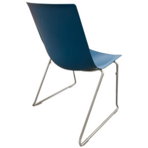 Gallery Used Navy Blue Amadeus Leland Stacking Chair