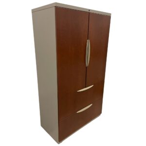 Haworth Storage Cabinet W/ Two Drawer Lateral File