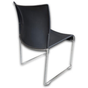 Gallery Used Keilhauer Sled-Base Stacking Chair - Black