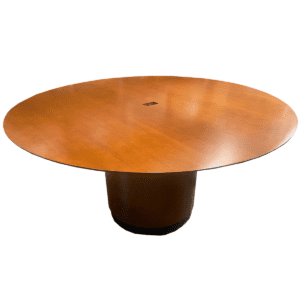 60" W Cherry Round Meeting Table
