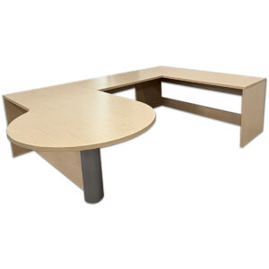 Gallery Maple Laminated P-Top U-Shape Desk