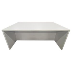 Used 8' Bar-Height Collaboration Table The Used 8' Bar-Height Collaboration Table provides a large, elevated work surface for group meetings, training sessions, and collaborative work. Its panel-base construction and center modesty panel provide support while creating a defined workspace for multiple users. Large bar-height surface for multiple users Panel-base construction with center modesty panel Suitable for group meetings, training, and collaborative work Dimensions: 8' W × 6' D × 41" H Mainly for commercial use. Recommended for training rooms, collaboration areas, meeting spaces, breakrooms, and open office environments.