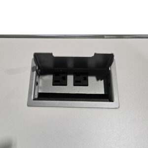 Gallery Used 72"W Flip-Top Training Table With Power