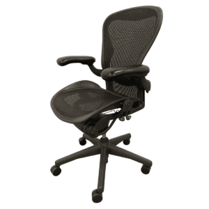 Gallery Used Herman Miller Aeron B Task Chair in Black- Full Function