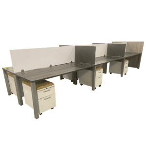 Gallery 72" W x 30"H Benching Workstations for Office (Priced Per Seat)