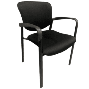 Haworth black fabric Guest chairs