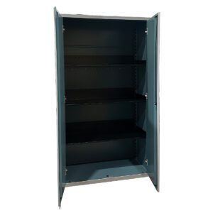 Gallery Used 36" W Metal Storage Cabinet in Grey Finish