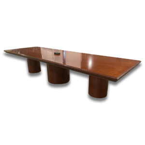 Used 12' Kimball Traditional Mahogany Veneer Conference Table