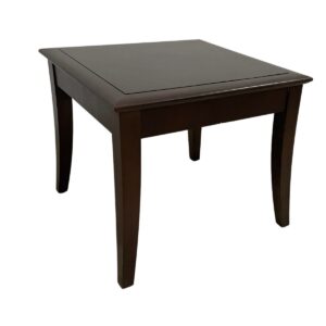 24" W National Espresso End Table