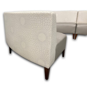 Gallery Circular Lounge (3 Parts) W/ Patterned Upholstery