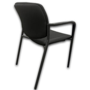 Gallery Used Black Upholstered Guest Chair