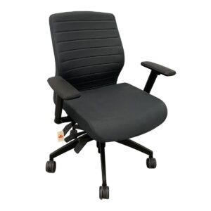 Dark Grey Upholstered Back & Seat Task Chair