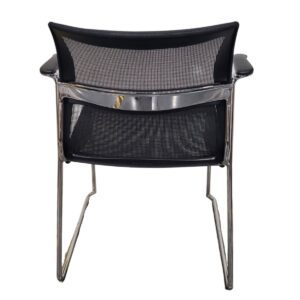 Gallery Stylex Black Mesh Stacking Chair