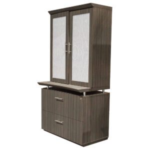 Used Mayline Medina Series Floating Top Two Drawer Lateral W/ Cabinet