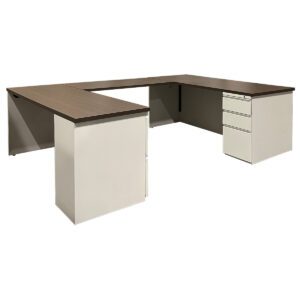 Gallery Used Herman Miller Two-Tone U-Shape Desk - Left Handed