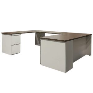 Gallery Used Herman Miller Two-Tone U-Shape Desk - Left Handed