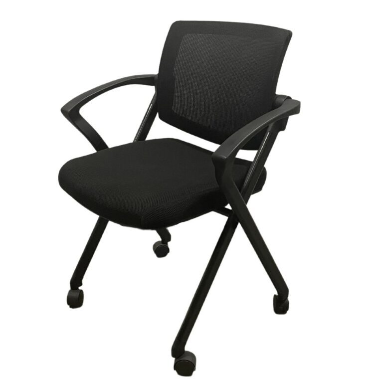Haworth Very Series Dark Grey Plastic Break Room Chair W/ Grey Frame