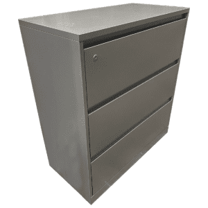 36 W Steelcase Three Drawer Lateral File