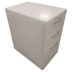 Mobile Box Box File Pedestal In Grey