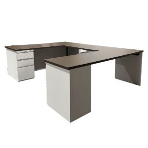 Gallery Used Herman Miller Two-Tone U-Shape Desk - Right Handed