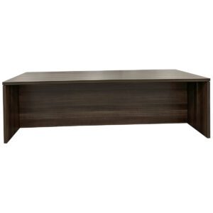 Gallery Used 96" W Collaborative Table in Dark Walnut Laminate Finish