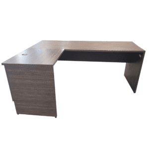 60" Lacasse Group L-shape Desk In Modern Walnut LH