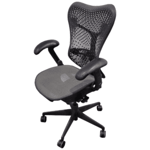 Gallery Used Herman Miller Mirra Single Function Task Chair W/ Height Adjustable Arms