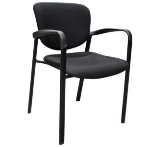 Haworth Improv Guest Chair In Black W/ Arms
