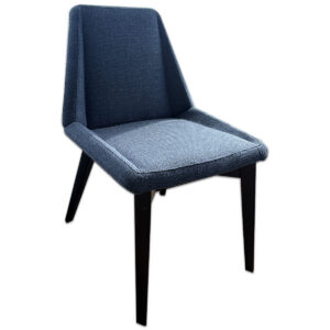 Used Blue Upholstered Guest Chair with Raised Cushioned Sides The Used Blue Upholstered Guest Chair with Raised Cushioned Sides provides comfortable seating for visitors and guests. Featuring a cushioned seat, upholstered backrest, and slightly raised padded sides, this chair offers additional support while seated. Four black legs provide a stable base for everyday use. Blue fabric upholstery with cushioned seat and backrest Raised cushioned sides provide additional support Four black legs with fixed-height seating Dimensions: 24" W × 19" D × 32" H This used guest chair could be commercial or residential. Recommended for reception areas, waiting rooms, private offices, meeting rooms, and residential seating areas.