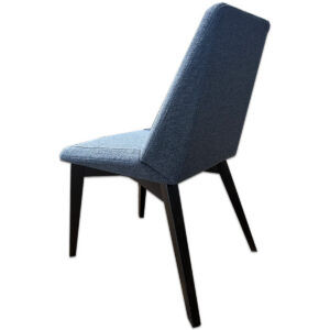 Gallery Used Blue Upholstered Guest Chair with Raised Cushioned Sides