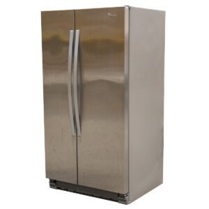 Used Side By Side Refrigerator In Monochromatic Stainless Steel By Whirlpool