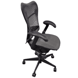 Gallery Used Herman Miller Mirra Single Function Task Chair W/ Height Adjustable Arms