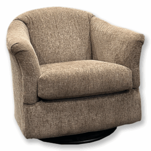 Used Tan Fabric Swivel Base Lounge Chair Comfortable and functional, this lounge chair features a multi-color tan fabric and a swivel base, making it a great addition to relaxed seating environments. Tan fabric upholstery Swivel base for flexibility Supportive and spacious seating Dimensions: 35.5/8"W x 28"D x 33"H Ideal for reception areas, lounges, and executive offices.