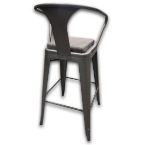 Gallery Used Varidesk Bar Stool W/ Removable Cushion - Grey