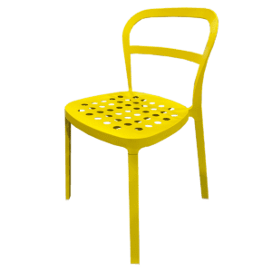Yellow Metal Breakroom Chairs