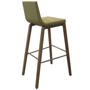 Gallery Used Andrue World Flex Bar Height Chair in Green Upholstery