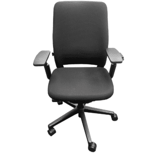 Gallery Steelcase Amia Series Black Fabric Task Chair