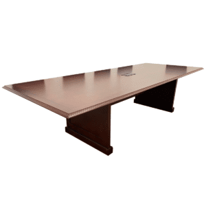 10' Traditional Veneer Conference Table In Mahogany