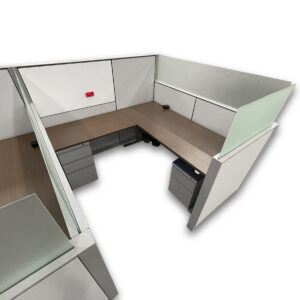 Gallery Used 6'x6' Herman Miller Canvas 6x6 Cubicle Workstation W/ Height Adjustable Desk (Priced Per Seat) 